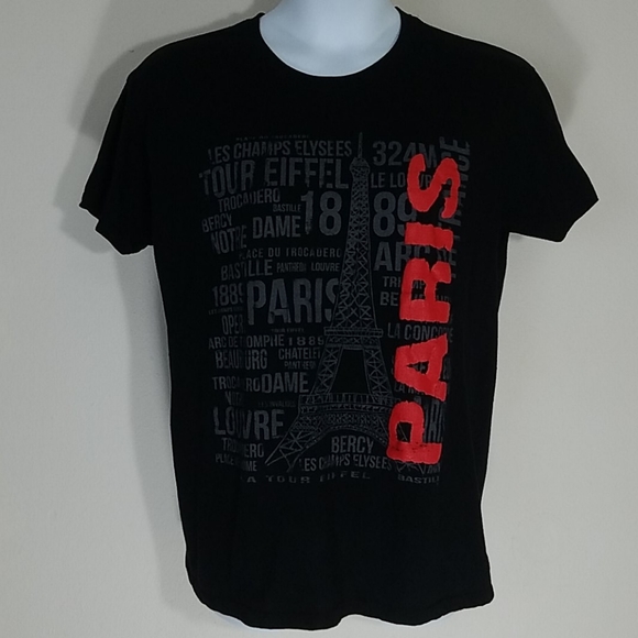 Sols Other - T-shirt short sleeve black graphic print Paris